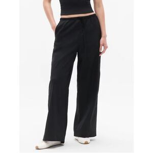 NWT Athleta Paradise Mid Rise Wide Leg Pant Black M